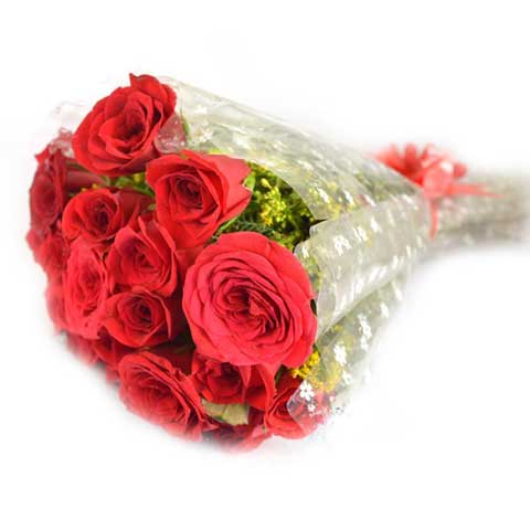 Bunch of 10 Red Roses