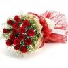 Perfect Red Roses in Red Packing