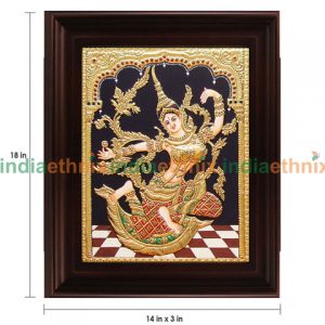 Tanjore Painting Gold Plated Indonesia Sita