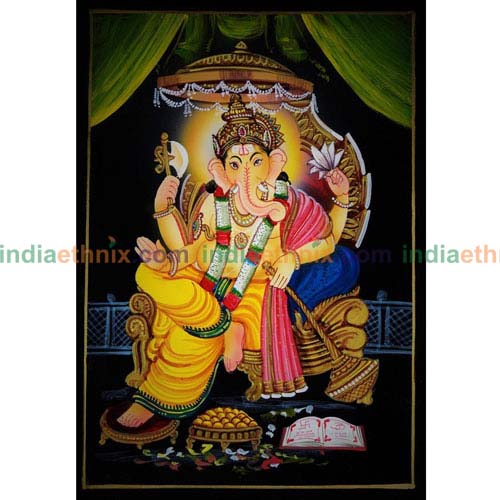 Handmade Nirmal Paiting – Ganesha