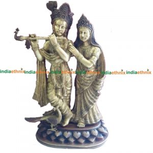 Radha krishna Brass Statue-30inch