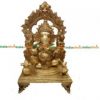 Brass Ganesha Statue- 18inch