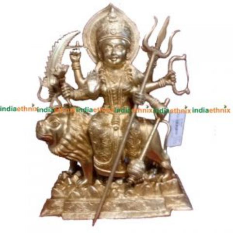 Brass Durga Statue -16inch