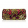 Ethnic & Fashionable Handmade Clutch (red)