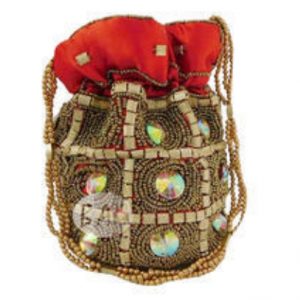 Ethnic & Fashionable Handmade Beaded Potli Bag