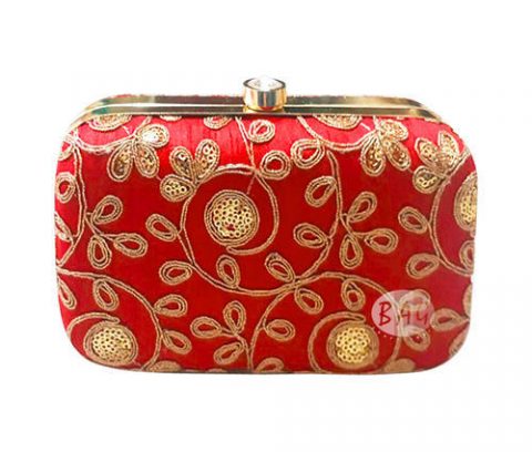 Ethnic & Fashionable Box Clutch Bag