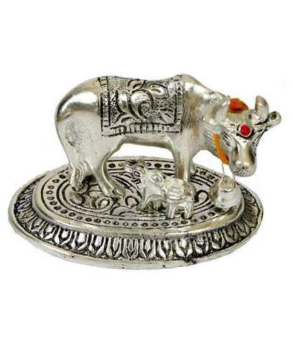 German Silver Cow And Calf