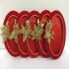 Sweets and Fruits Packing Tray - Red