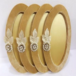 Sweets and Fruits Packing Tray - Gold