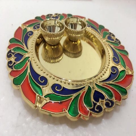 Acrylic Haldi Kumkum Holder