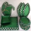 Decorative Green Engagement Trays -13pcs