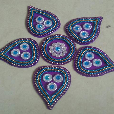 Designer Rangoli – Blue