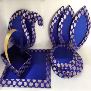 Decorative Blue Engagement Trays -13pcs