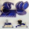 Decorative Blue Engagement Trays -13pcs