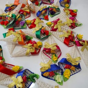 Fancy Basket Haldi Kumkum Packs