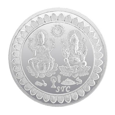 Laxmi Ganesh Silver Coin