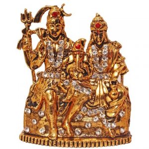 Lord Shiva Parvati Car Dashboard Holder