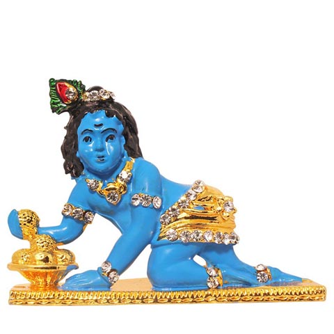 Shri Krishna Car Dashboard Statue