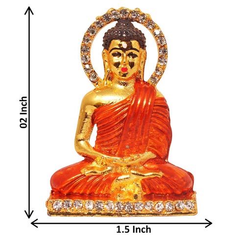 Gautam Buddha Car Dashboard Idol