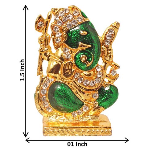Ganesha With Stones Car Dashboard Idol
