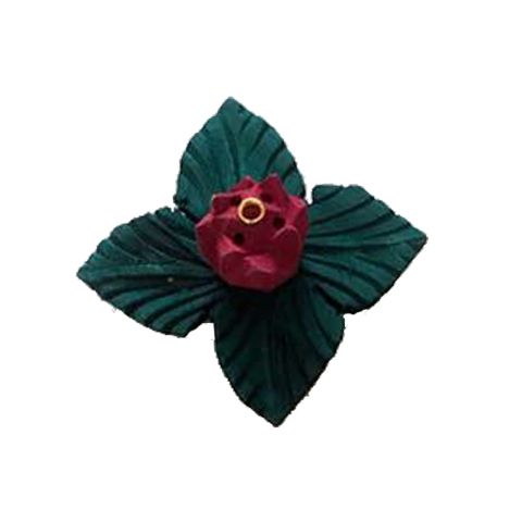 Handcrafted Flower Shape Wooden Agarbatti Stand