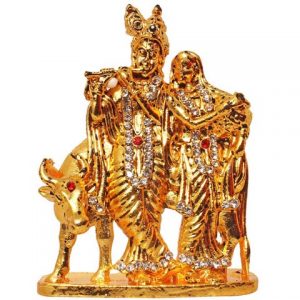 Lord Radha Krishna Car Dashboard Idol