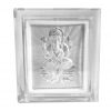 Silver Ganesha photo frame Big