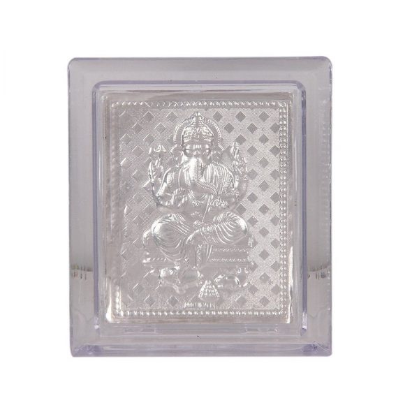 Silver Ganesha Photo Frame