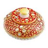 Marble Flower Designed KumKum Box