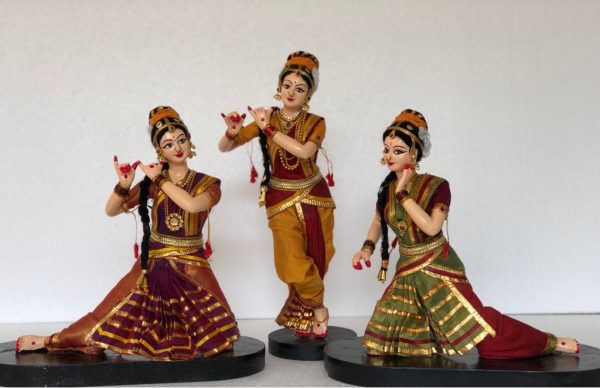 Dancing Dolls-Bharathanatyam Gopika Krishna Pose