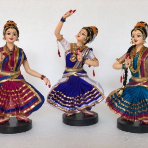 Dancing Dolls-Classical Dance Hastha Mudra 3 piece set