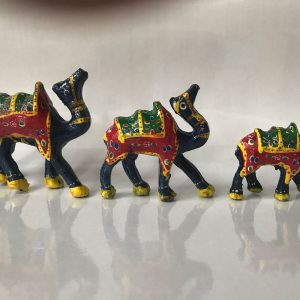 Royal Blue Camel in Meenakari Art-3 piece set