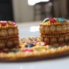 Multicolor Beaded Haldi Kumkum containers