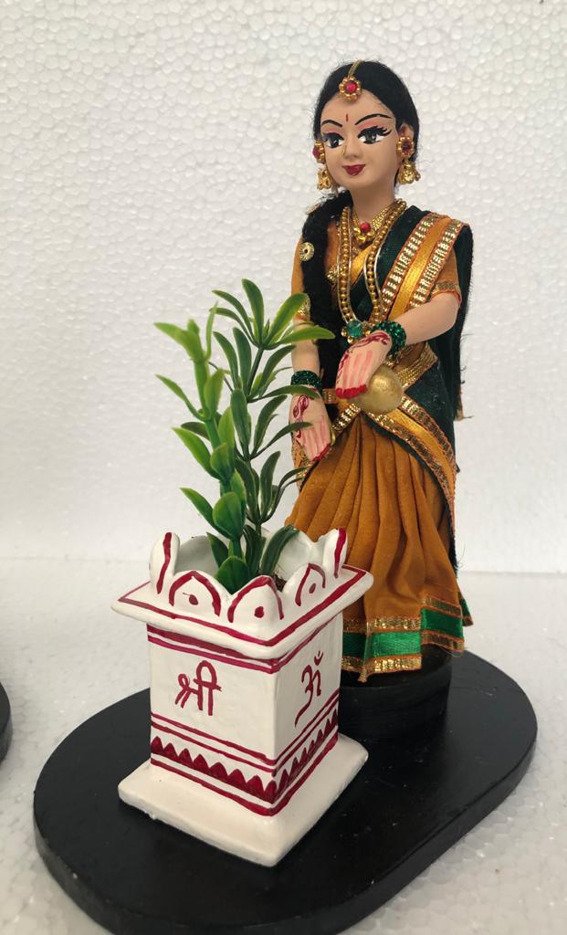 Ramani paper mache sales dolls